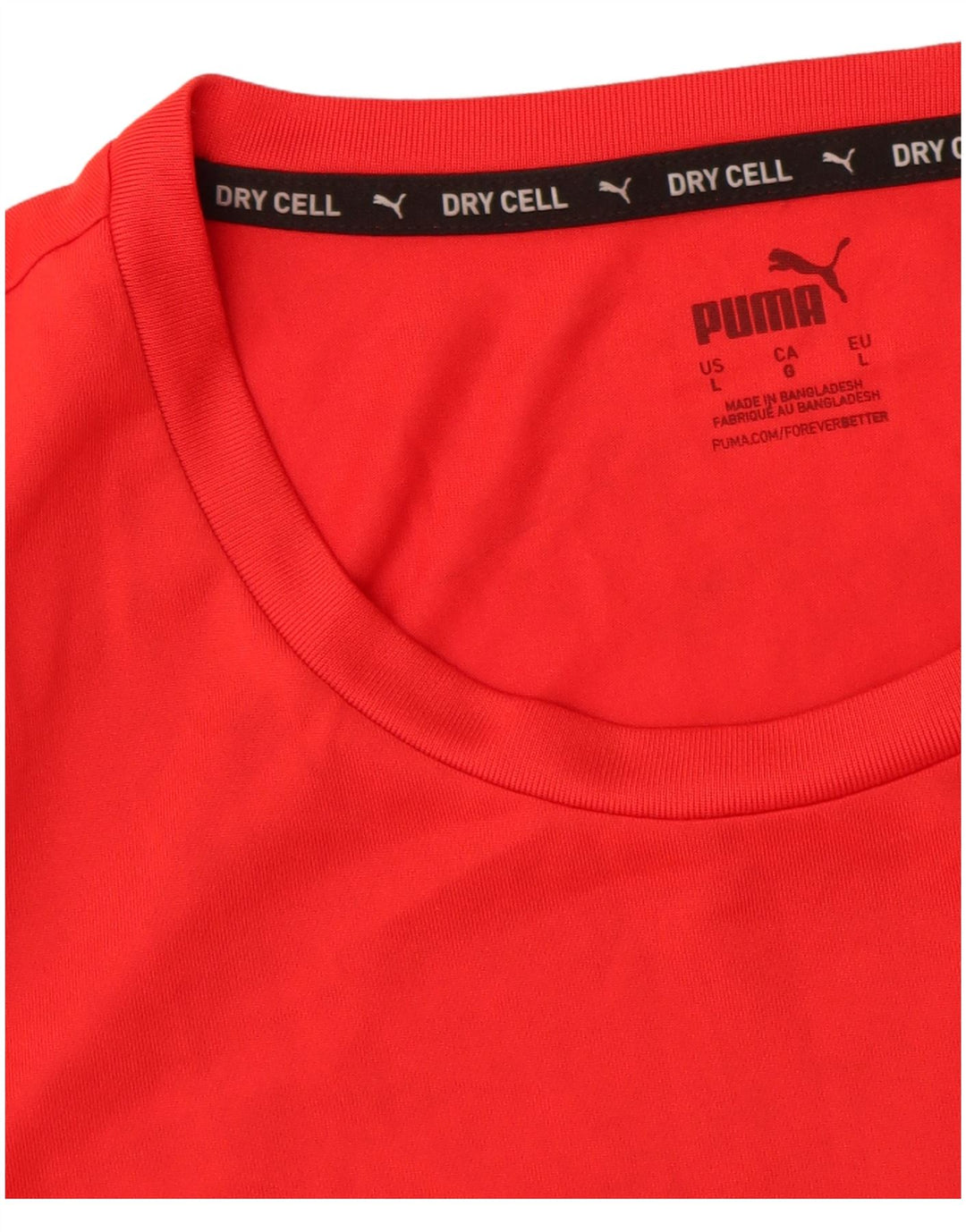 Męska koszulka Puma Top, duża, czerwona, z poliestru
