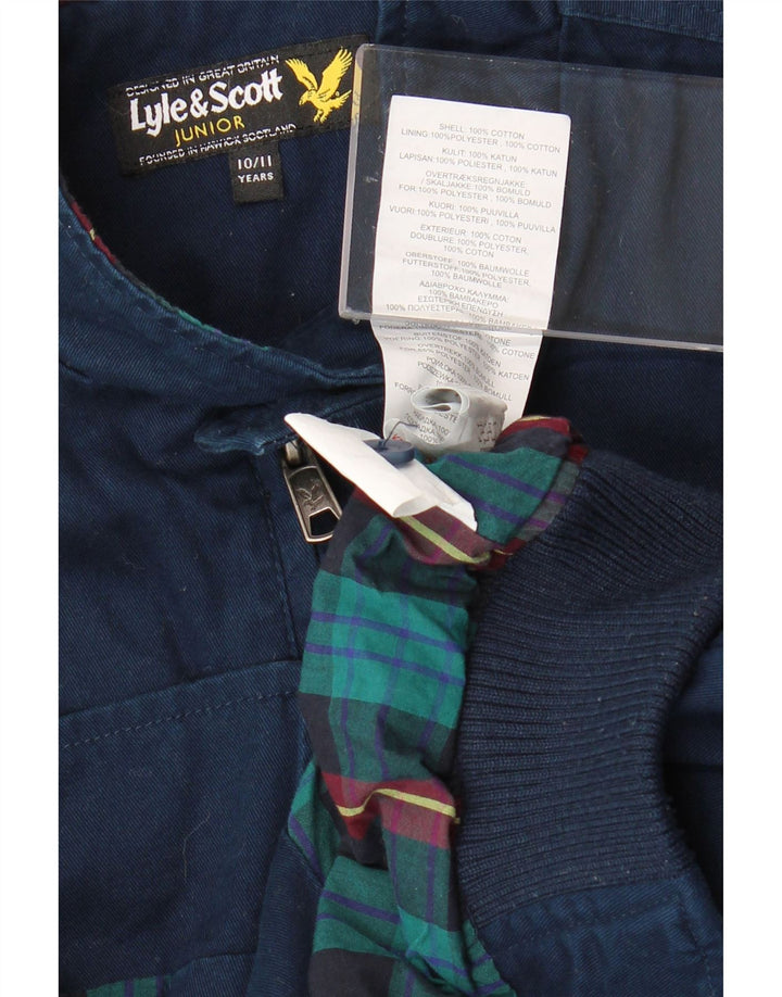 Kurtka bomberka chłopięca Lyle & Scott 10-11 lat, granatowa, bawełniana