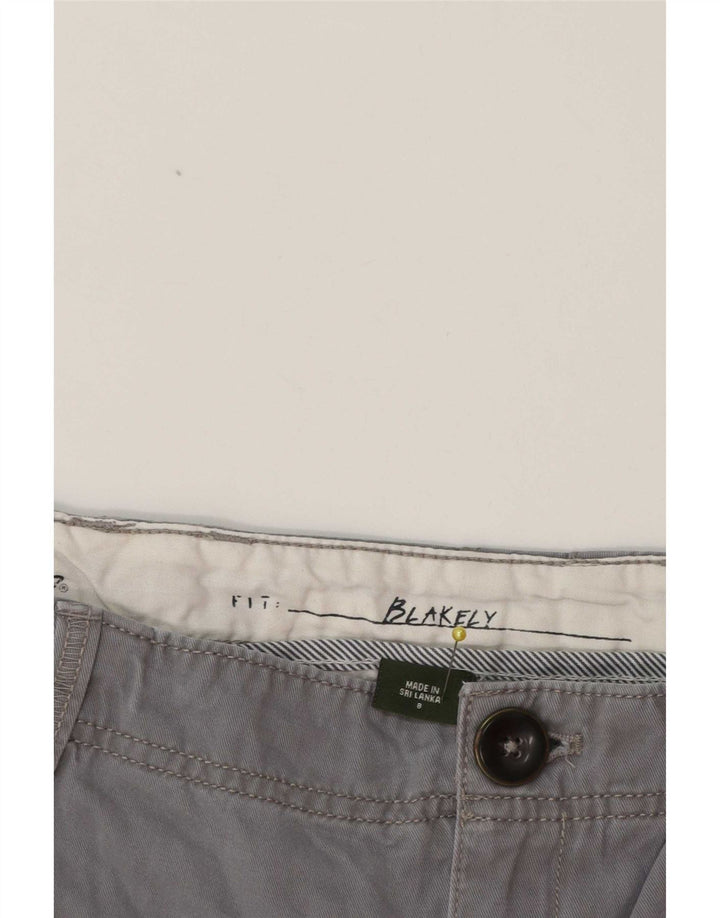 Damskie spodenki Chino Eddie Bauer US 8 Medium W30 Szara bawełna