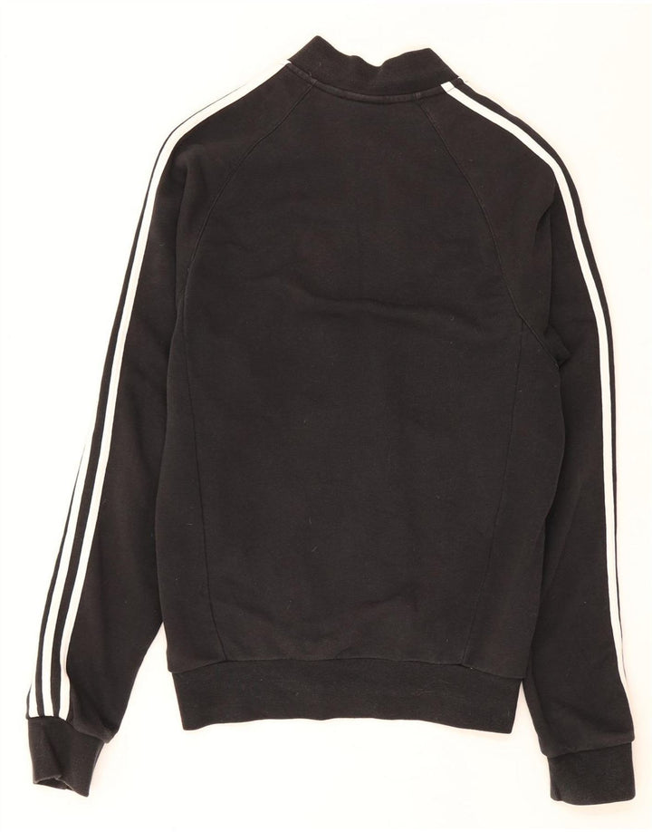 Adidas Męska bluza dresowa, mała, czarna, bawełniana