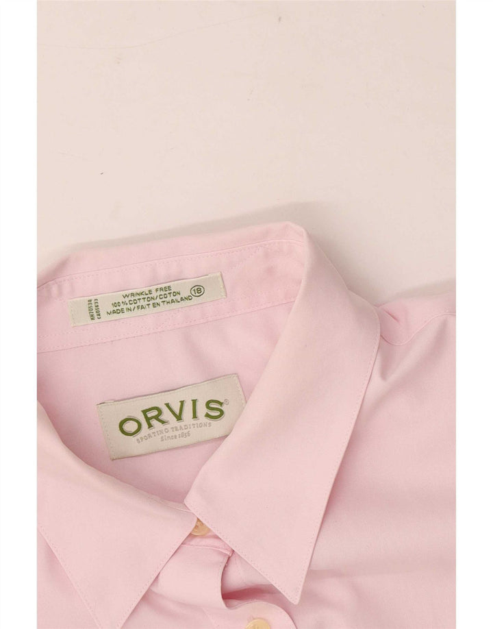 Koszula damska Orvis US 18 2XL Różowa bawełniana