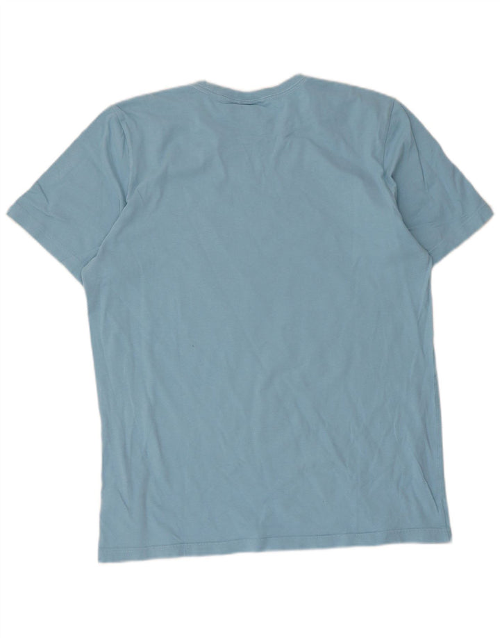 Męska koszulka graficzna Adidas Top Medium Blue Cotton