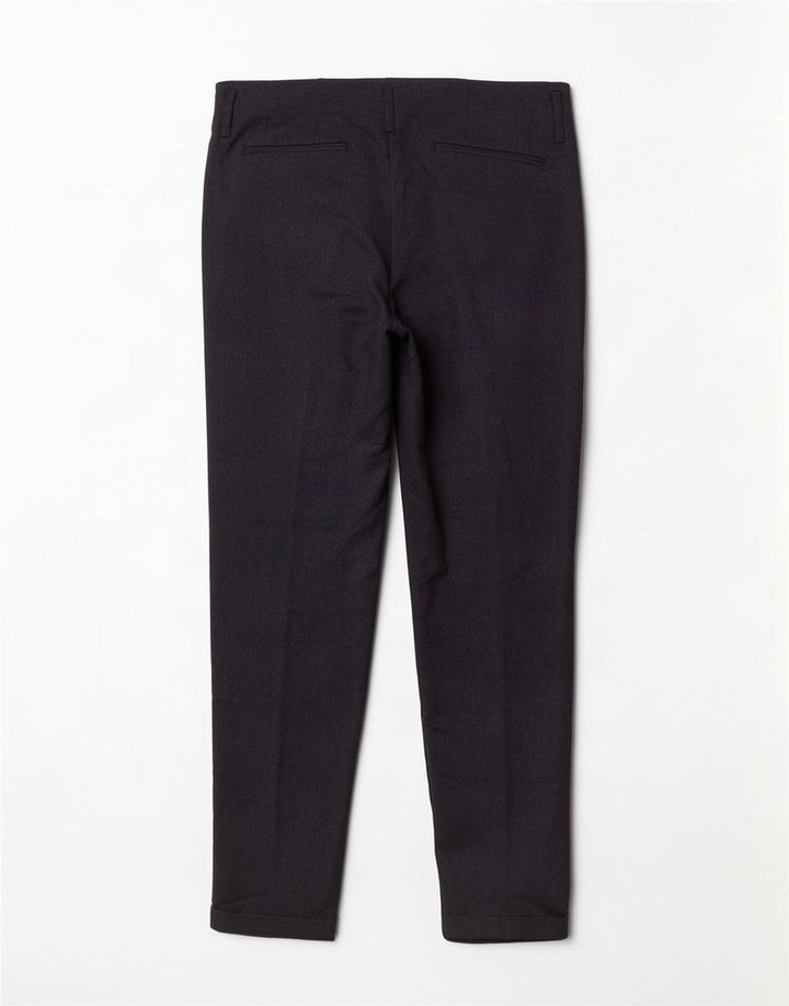 Proste spodnie chino Zara, małe, W26 L28, granatowe, poliestrowe