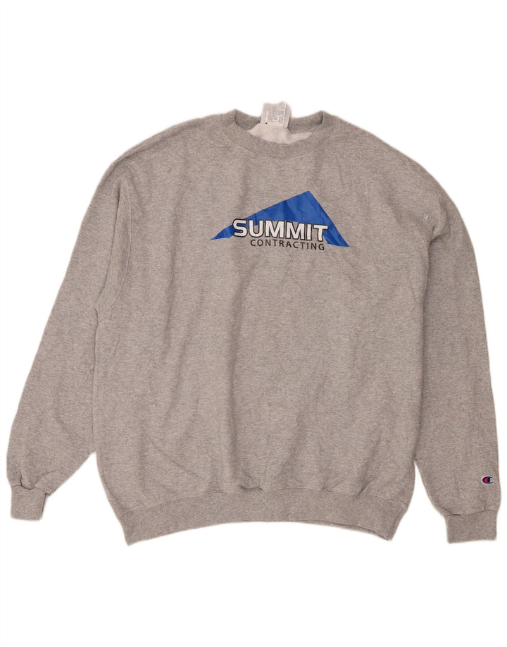 Męska bluza Champion Summit Graphic Sweter XL Szara, nakrapiana bawełna