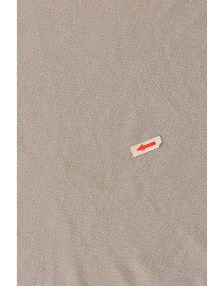 T-shirt męski Zara Top, średnioszary, bawełniany