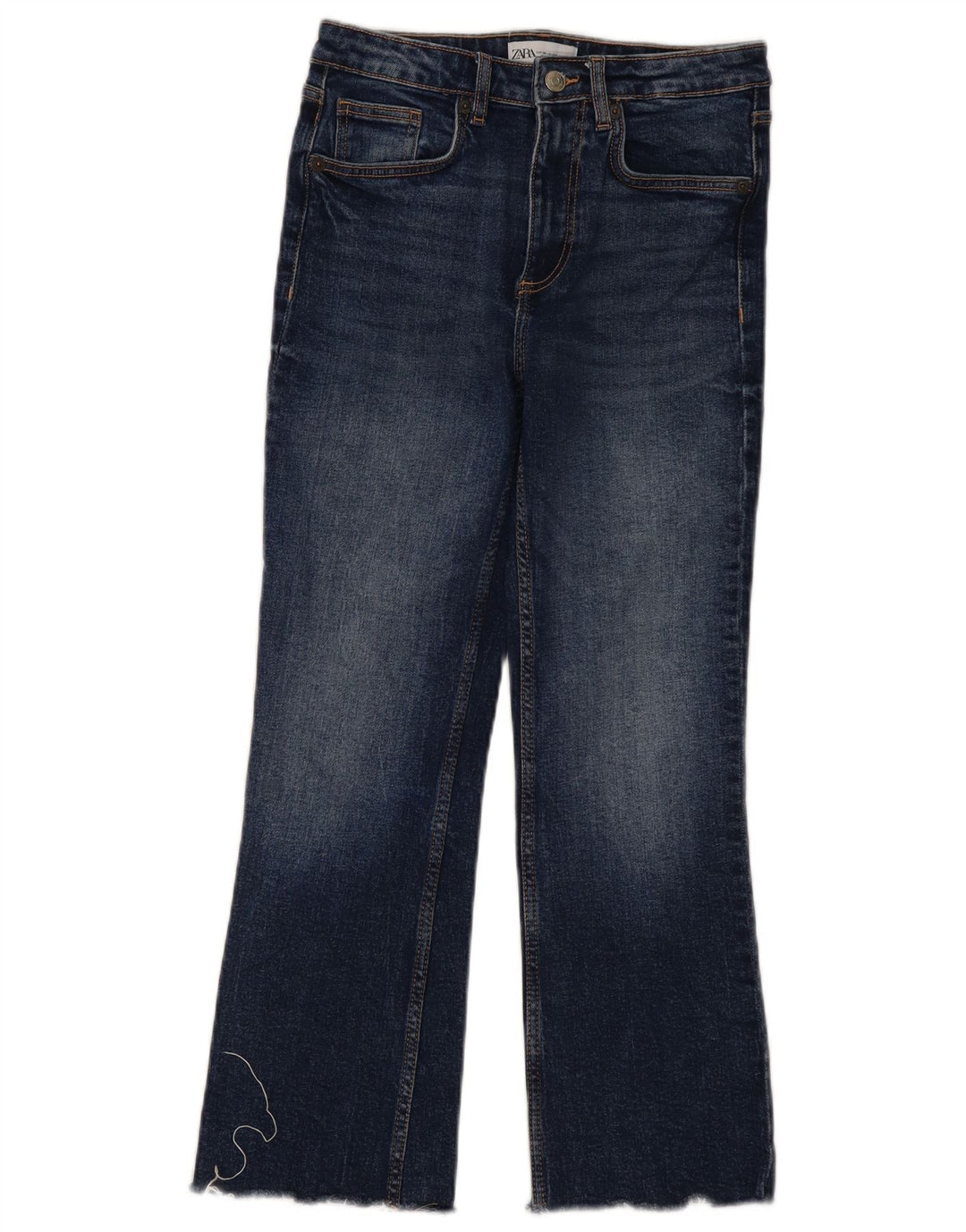 Jeansy damskie Bootcut Zara EU 36 XS W26 L25 Granatowe