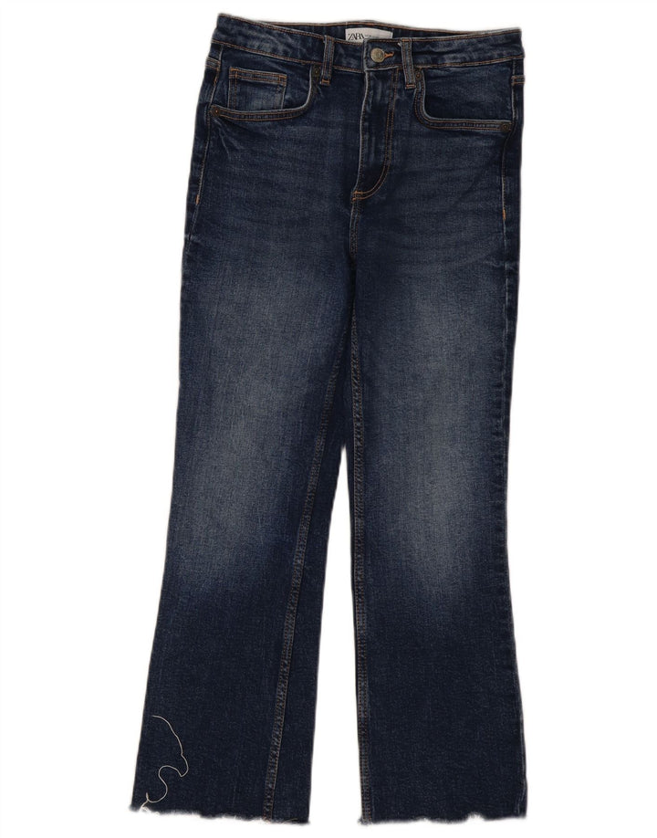Jeansy damskie Bootcut Zara EU 36 XS W26 L25 Granatowe