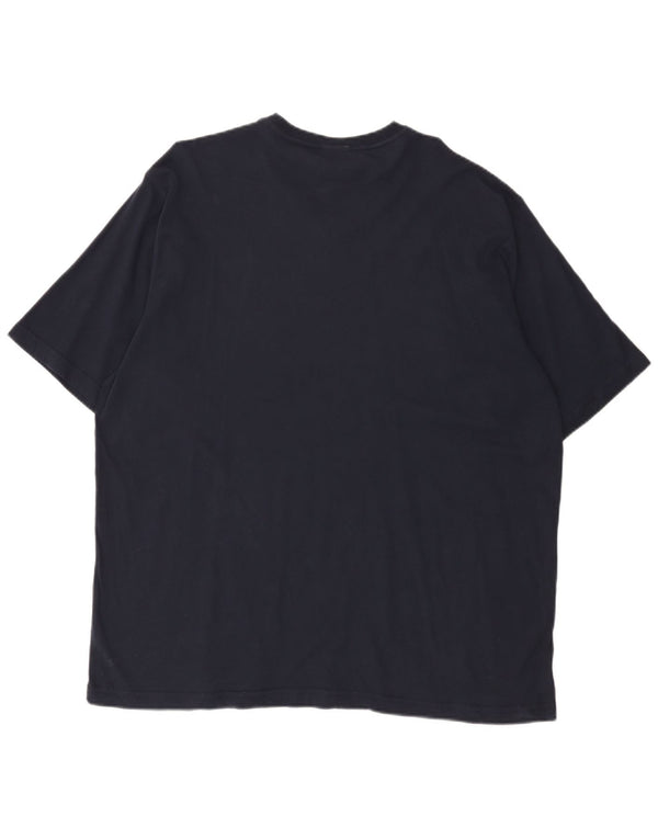 Adidas Męska Koszulka Top XL Granatowa Bawełna