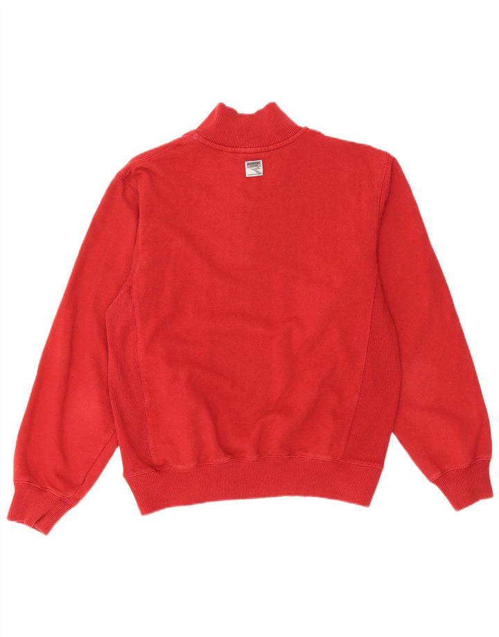 Damska bluza oversize Diadora z grafiką i zamkiem błyskawicznym, UK 10, mała czerwona