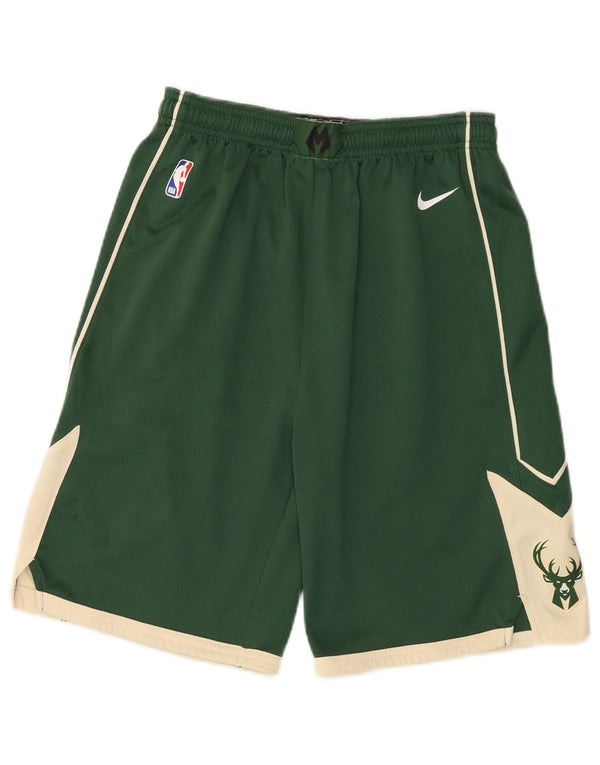 Męskie spodenki sportowe Nike Milwaukee Bucks Graphic XL w kolorze zielonym