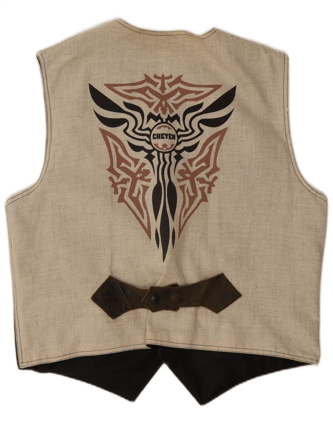 Męska kamizelka w stylu vintage, duża, khaki