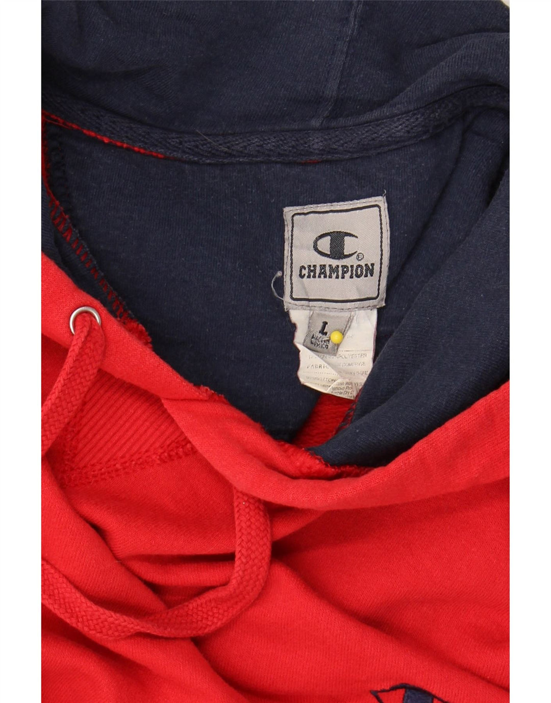 CHAMPION Mens Hoodie Jumper Large Red Cotton Vintage Champion and Second-Hand Champion from Messina Hembry 