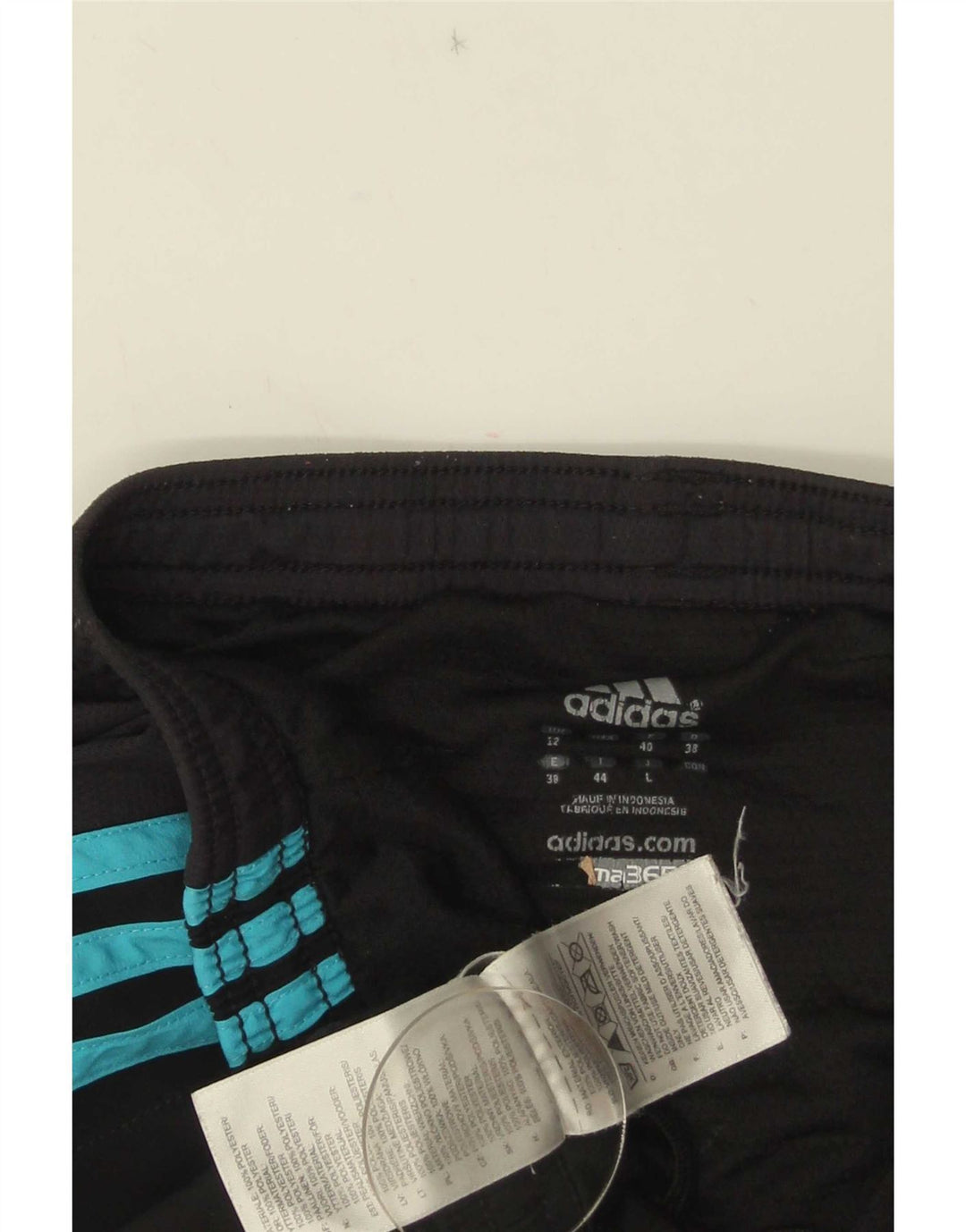 Spodenki sportowe Adidas damskie Clima 365 UK 12, średni czarny poliester