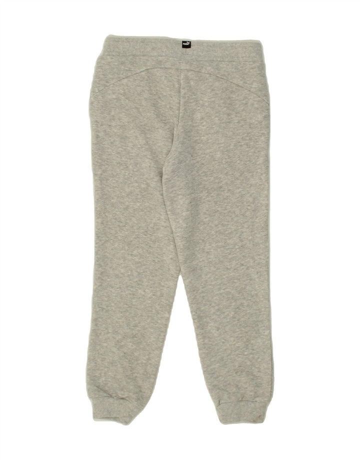PUMA Boys Tracksuit Trousers Joggers 7-8 Years Grey Cotton Vintage Puma and Second-Hand Puma from Messina Hembry 