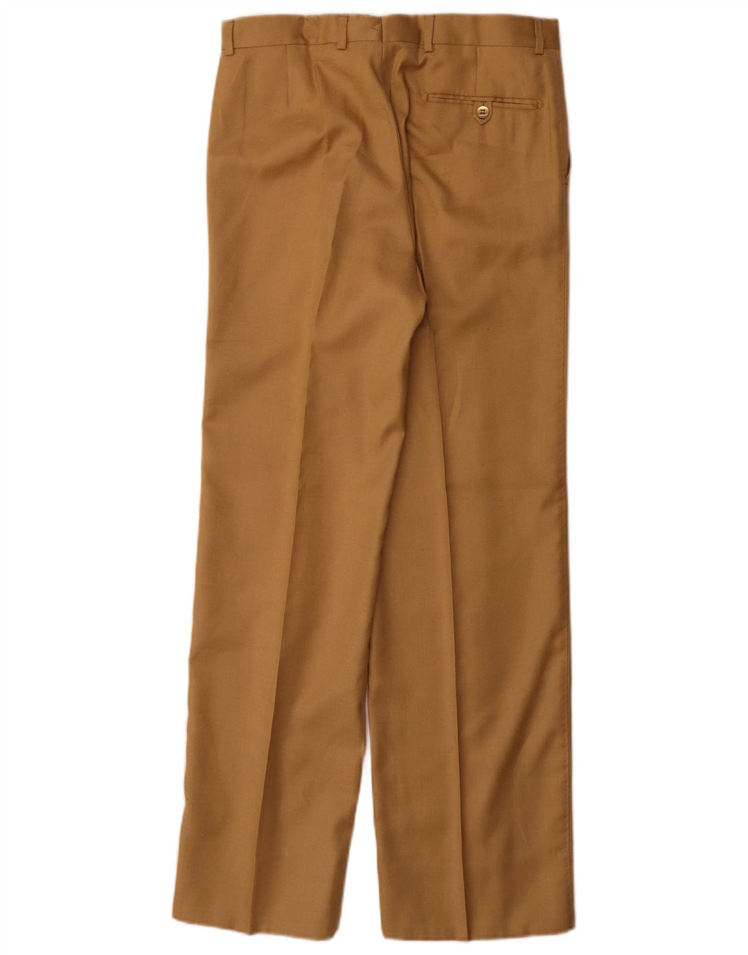 Męskie proste spodnie garniturowe w stylu vintage IT 48 Medium W30 L32 Beżowe