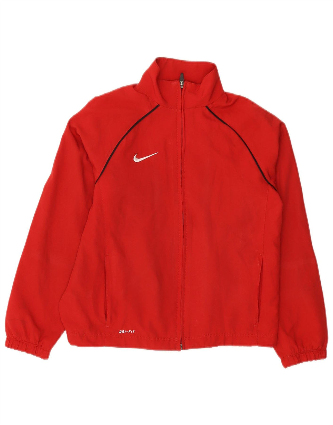 Chłopięca kurtka dresowa NIKE Dri Fit, mała, czerwona, poliester, 8-9 lat