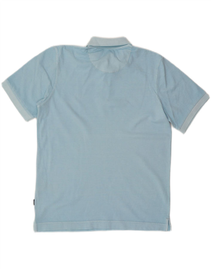 JACK & JONES Mens Polo Shirt Small Blue Cotton Vintage Jack & Jones and Second-Hand Jack & Jones from Messina Hembry 