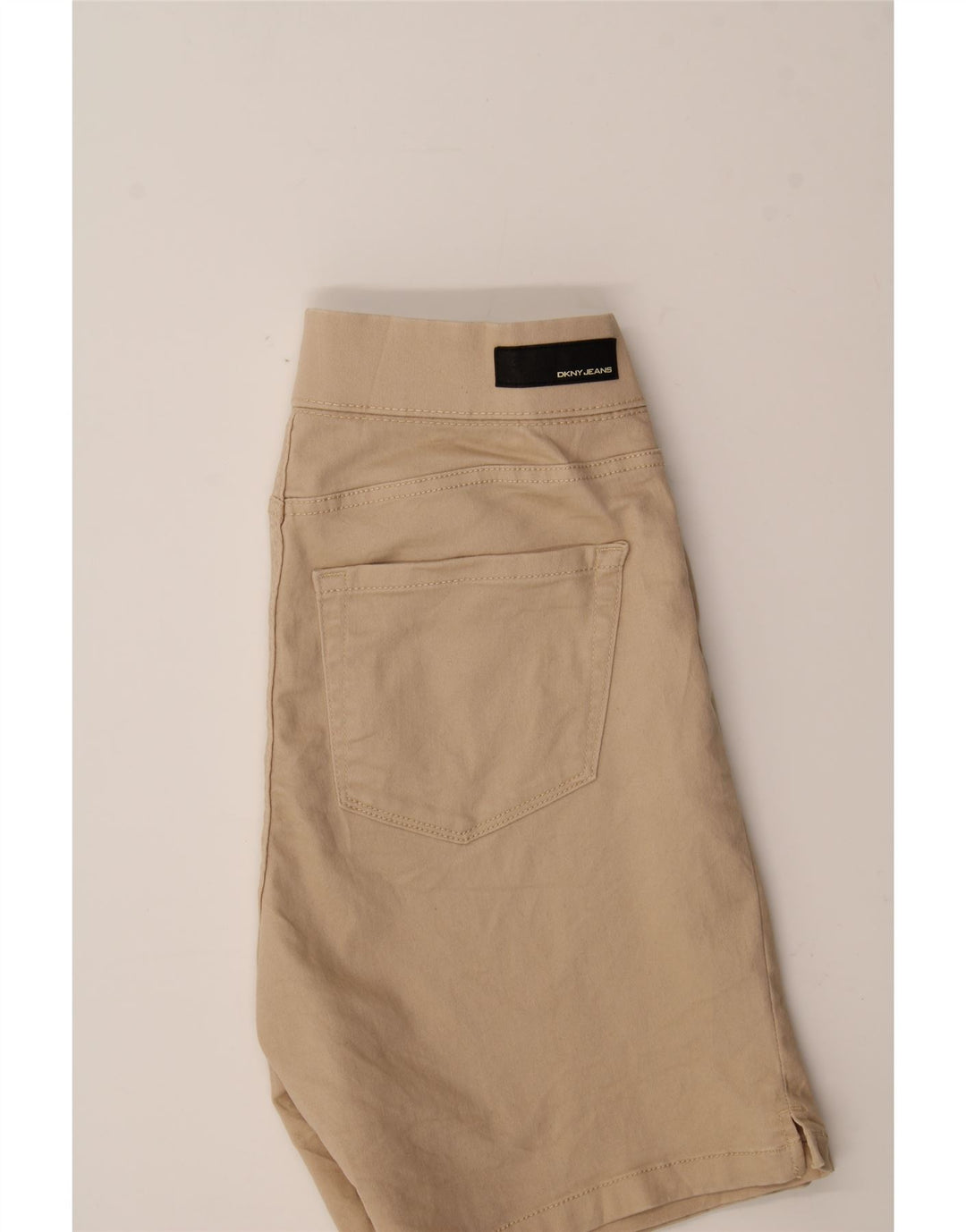 DKNY Womens Casual Shorts Medium W30 Beige Cotton Vintage Dkny and Second-Hand Dkny from Messina Hembry 