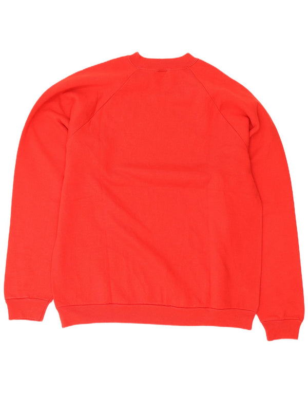 Męska bluza z grafiką Fruit Of The Loom, sweter XL, czerwona, bawełniana