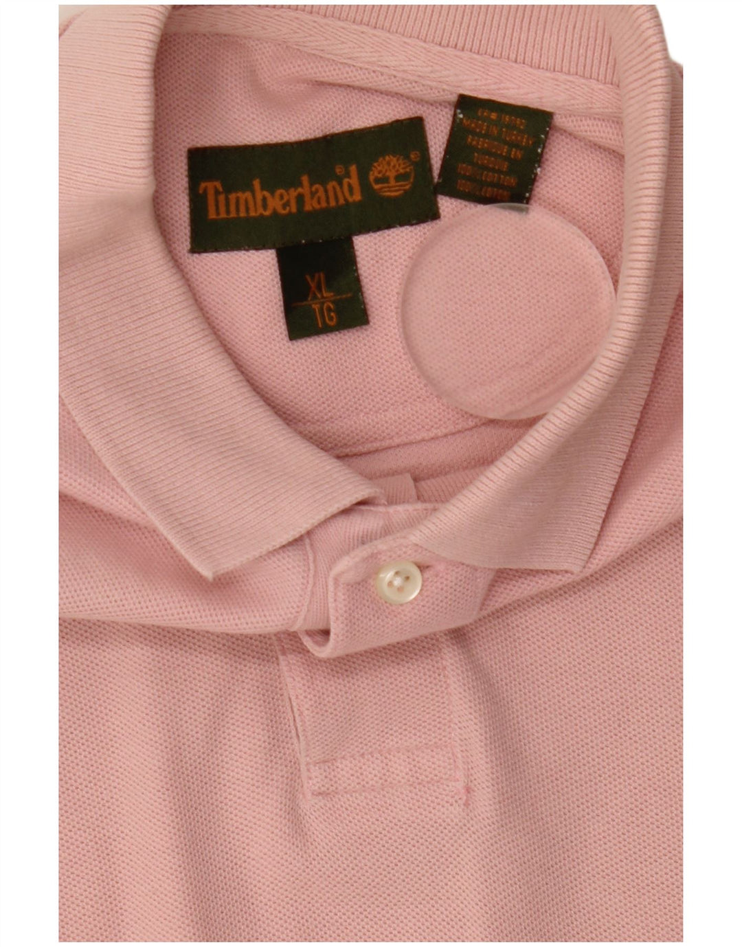 Męska koszulka polo Timberland XL, różowa, bawełniana