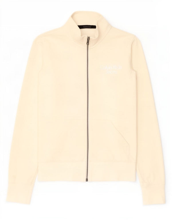 Damska kurtka dresowa Calvin Klein Jeans UK 12 Medium Off White