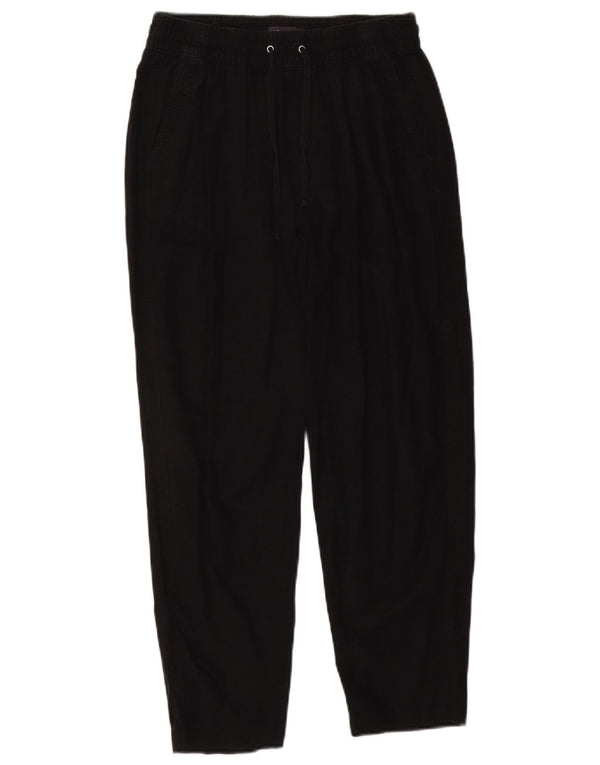 Marks & Spencer Damskie zwężane spodnie codzienne UK 12 Medium W28 L26 Czarne