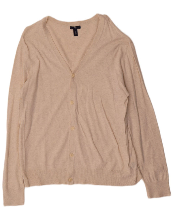 Sweter damski Gap Cardigan UK 18 XL, beżowy, bawełniany