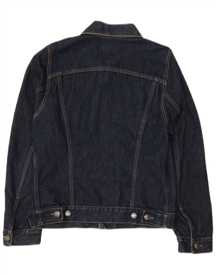 GAS Mens Blazer Jacket UK 36 Small Navy Blue Cotton