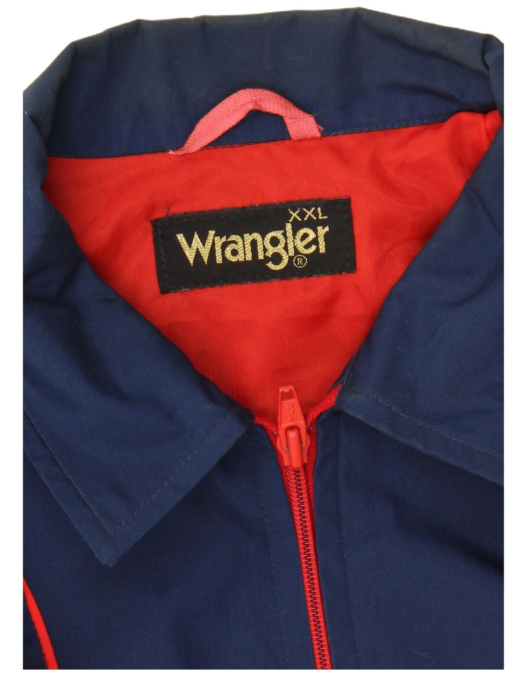 WRANGLER Womens Bomber Jacket UK 20 2XL Navy Blue Polyester