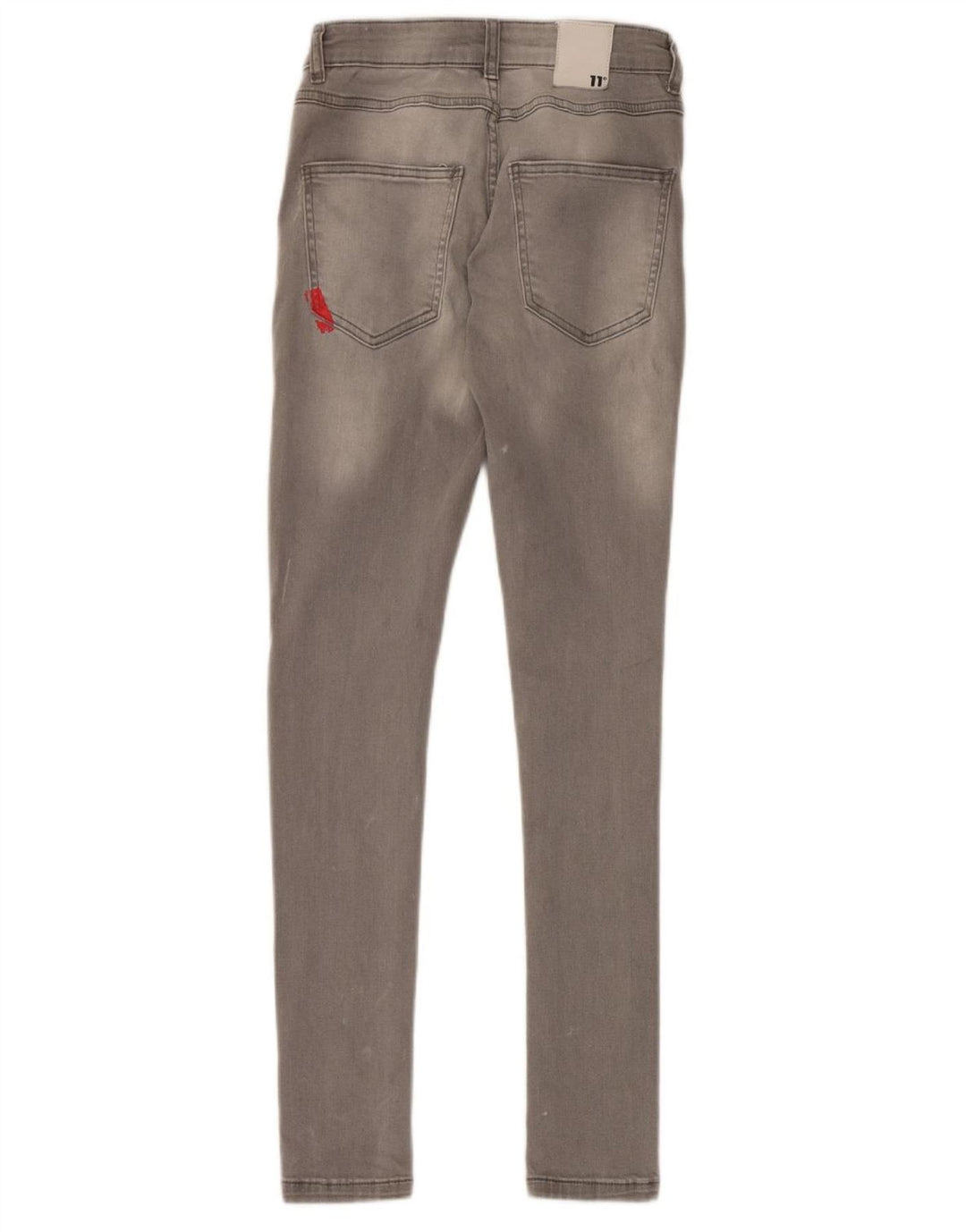 Damskie jeansy skinny Eleven Degrees W28 L30 Szara bawełna
