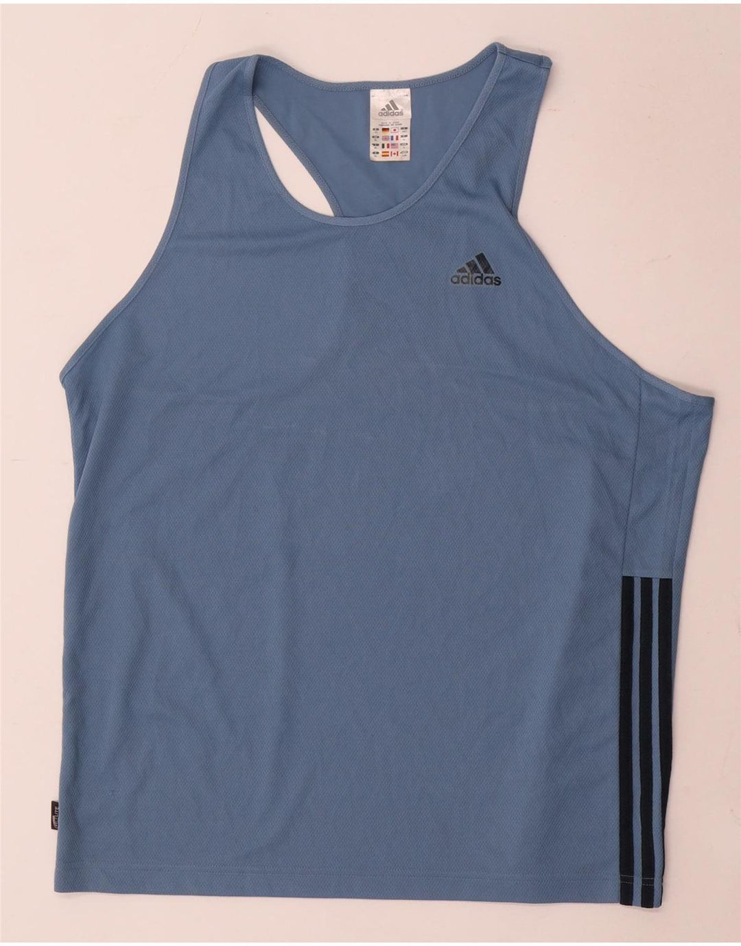 Adidas Męska Kamizelka Top XL Niebieski Poliester