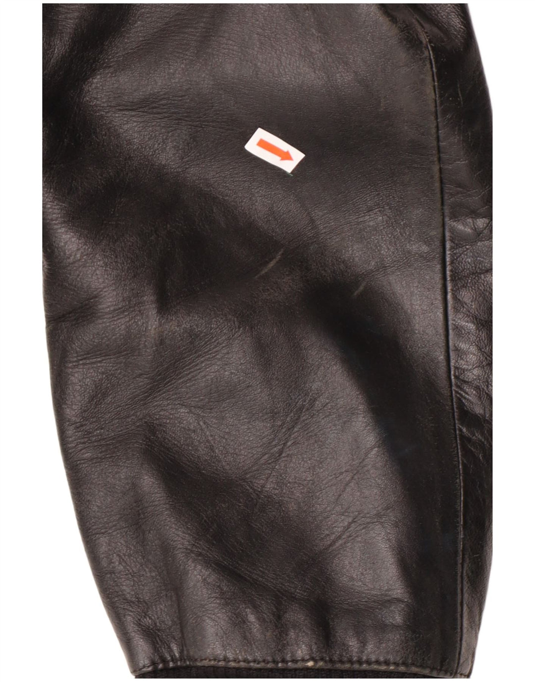 Vintage męska kurtka skórzana UK 38 Medium Black Classic