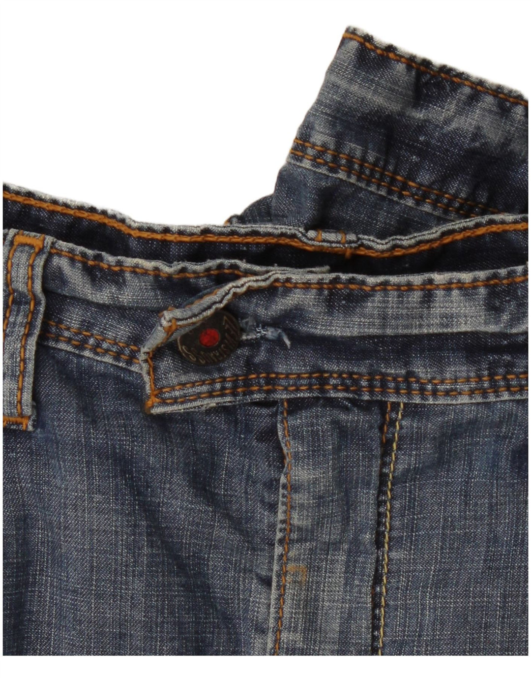 Damska mini spódniczka jeansowa Levi's W38 XL niebieska