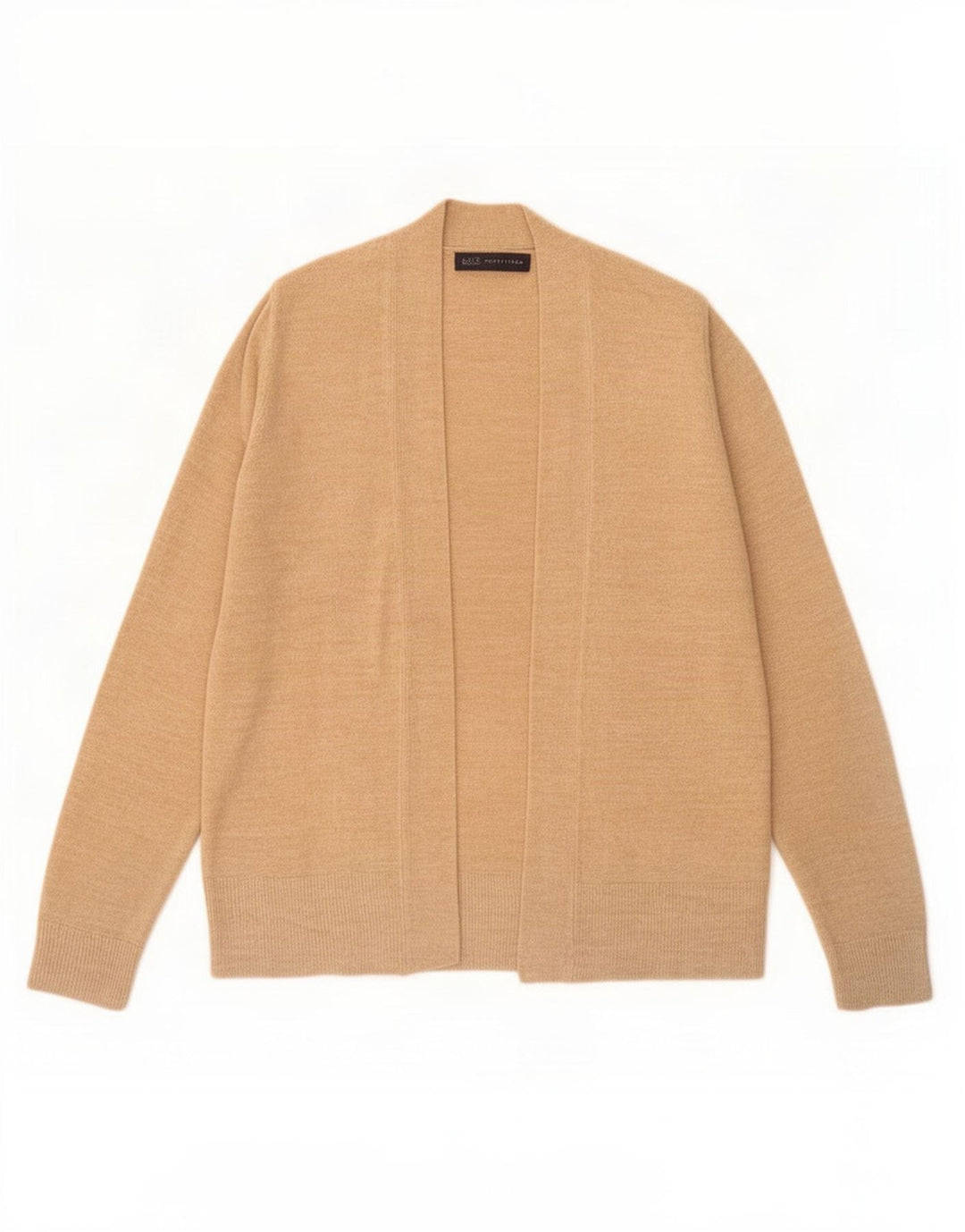 Marks & Spencer Damski sweter rozpinany UK 14 Średni brąz