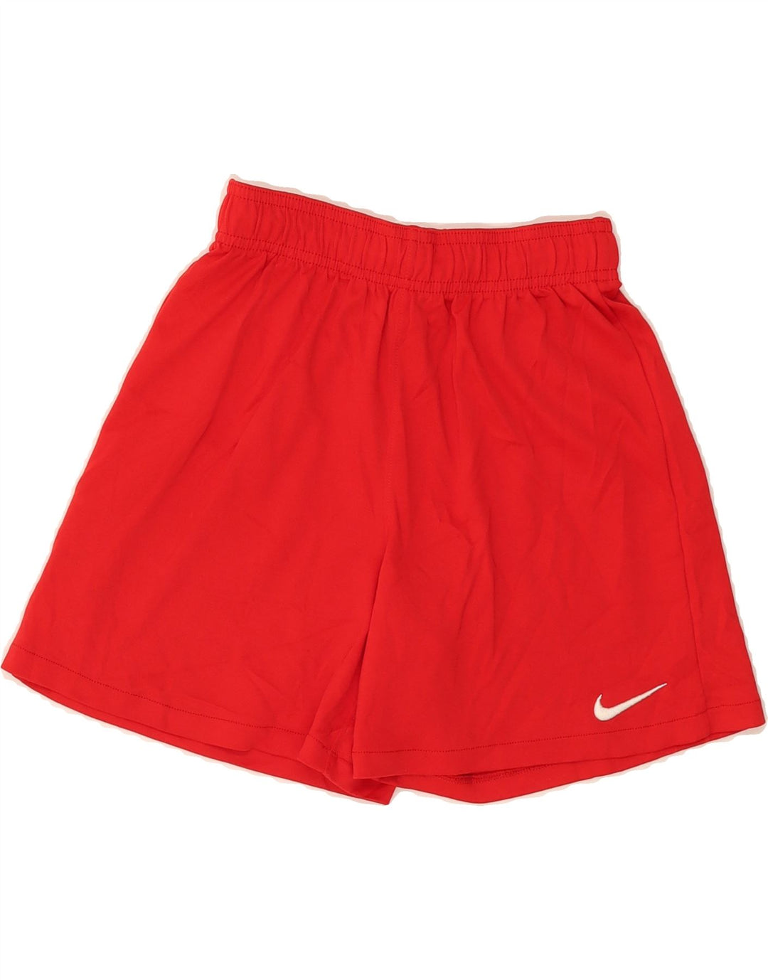 NIKE Boys Dri Fit Sport Shorts 10-11 Years Medium Red Polyester Vintage Nike and Second-Hand Nike from Messina Hembry 