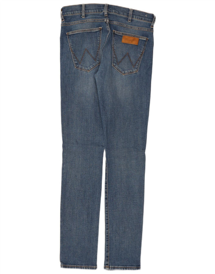 WRANGLER Męskie jeansy Larston Slim W31 L34 Niebieskie, bawełniane