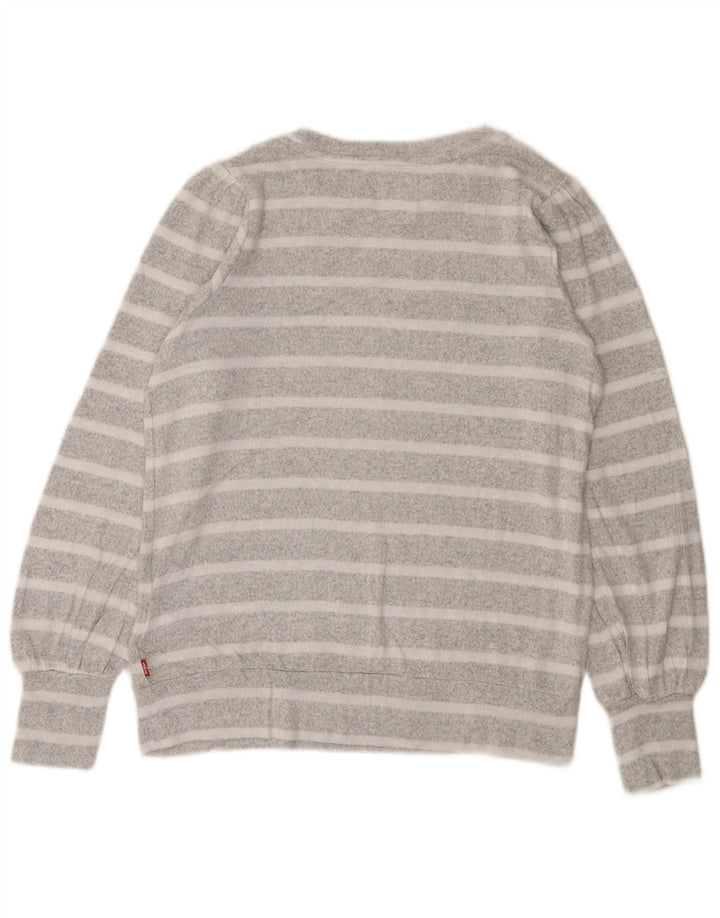 Bluza dziewczęca Levi's 13-14 lat, szara wiskoza w paski