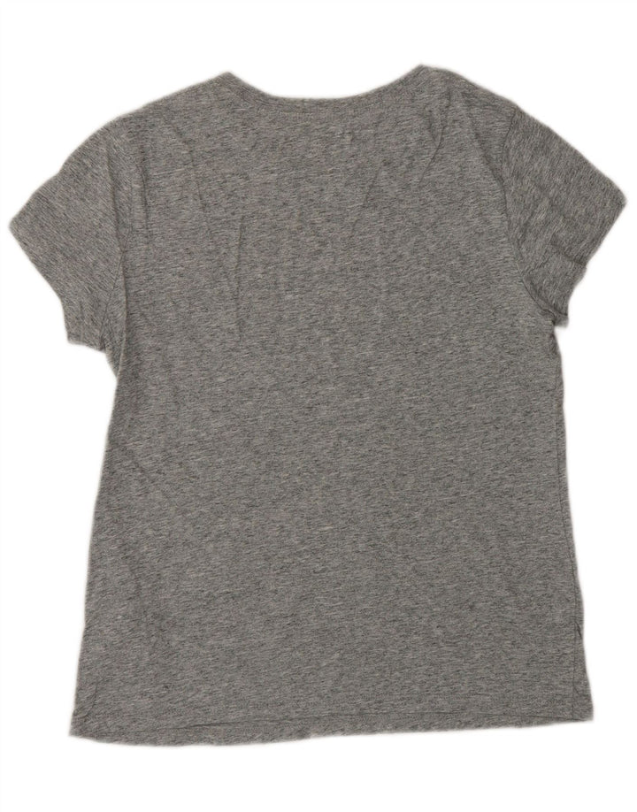 Damski T-shirt z grafiką LEVI'S Top UK 12 Średnioszary, bawełniany nakrapiany
