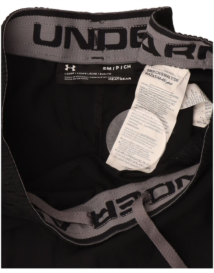 Męskie spodenki sportowe Under Armour o luźnym kroju, małe, czarne, z poliestru