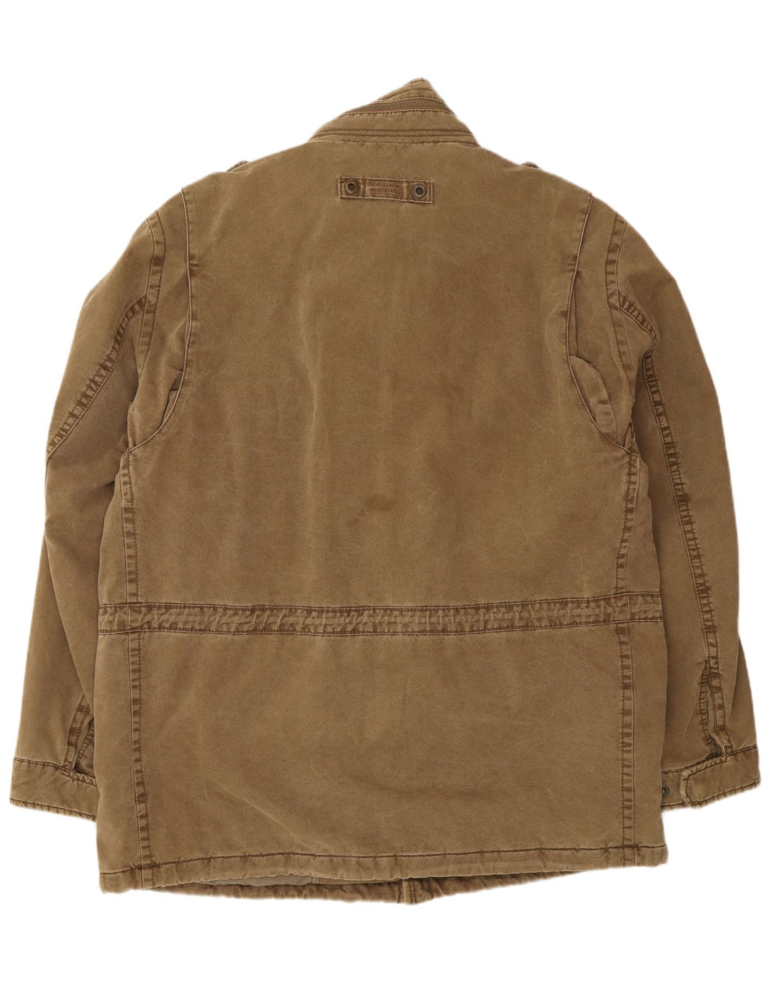Męska kurtka wojskowa Camel Active IT 56 3XL brązowa bawełniana