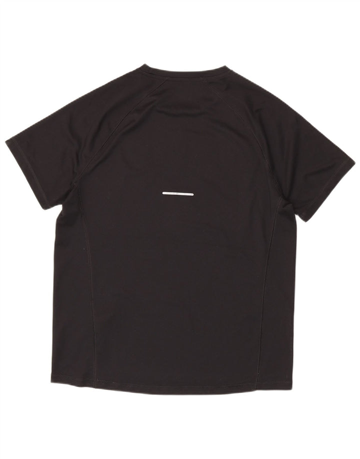 Męski T-shirt Asics, duży, czarny poliester
