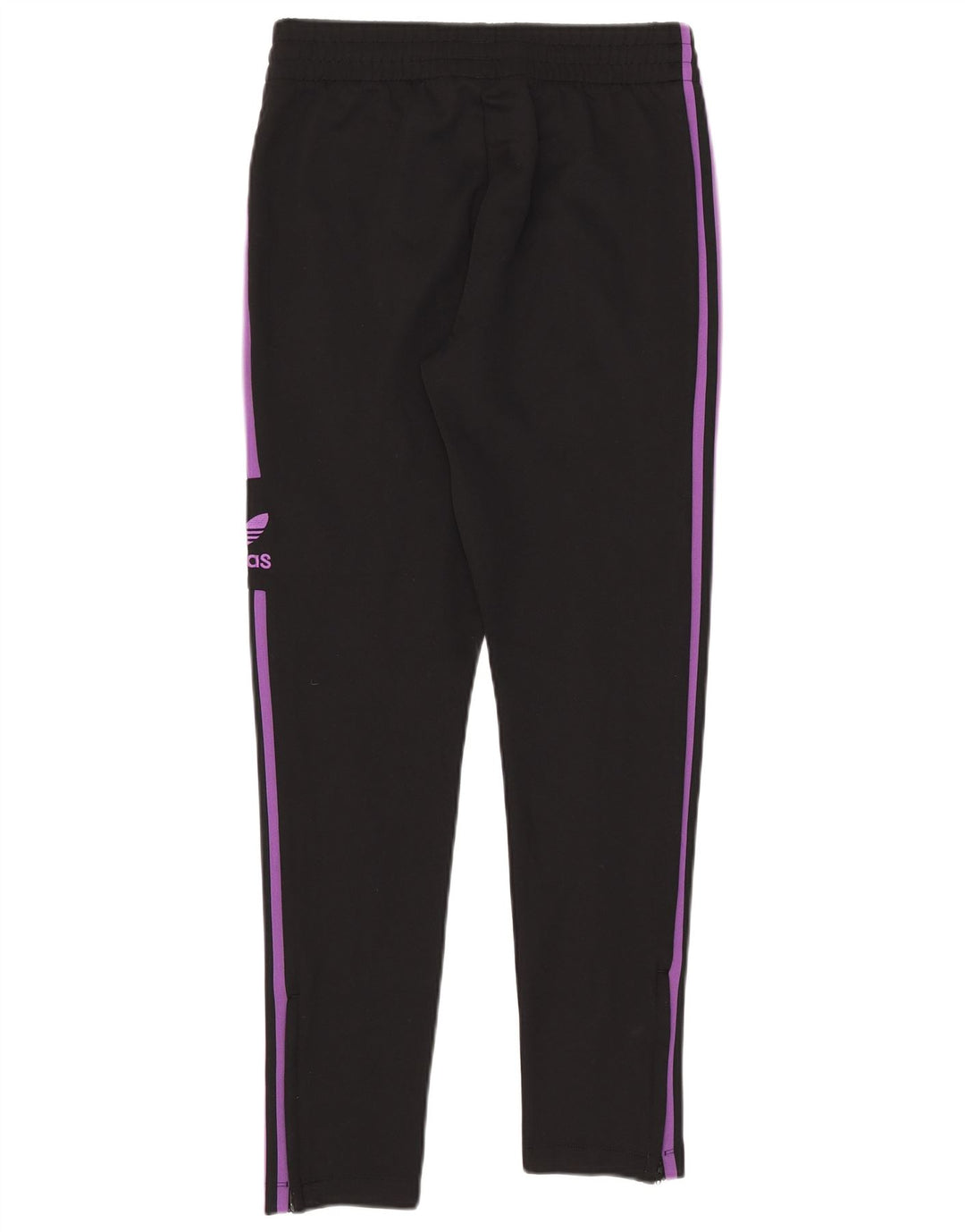 Damskie spodnie dresowe Adidas UK 10, małe, czarne, poliestrowe