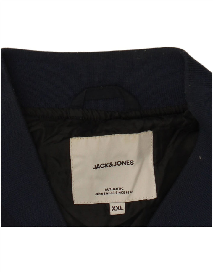 Męska kurtka bomber Jack & Jones UK 44 2XL granatowa