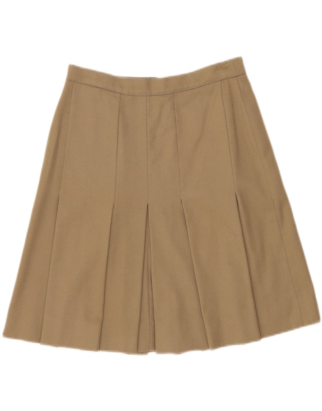 Vintage damska plisowana spódnica W26 Small Khaki