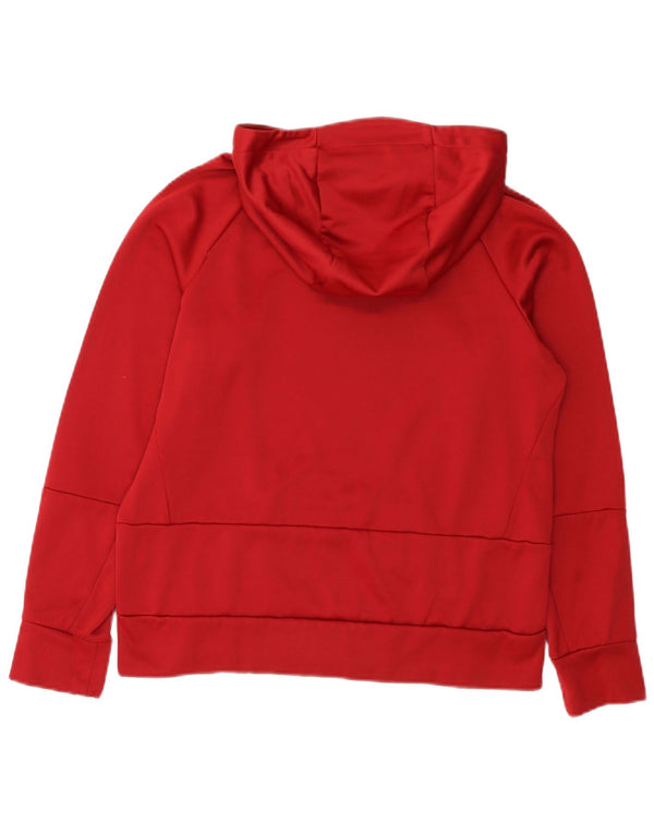 Chłopięcy sweter z kapturem Nike Dri Fit Graphic 13-14 lat XL Burgundowy poliester