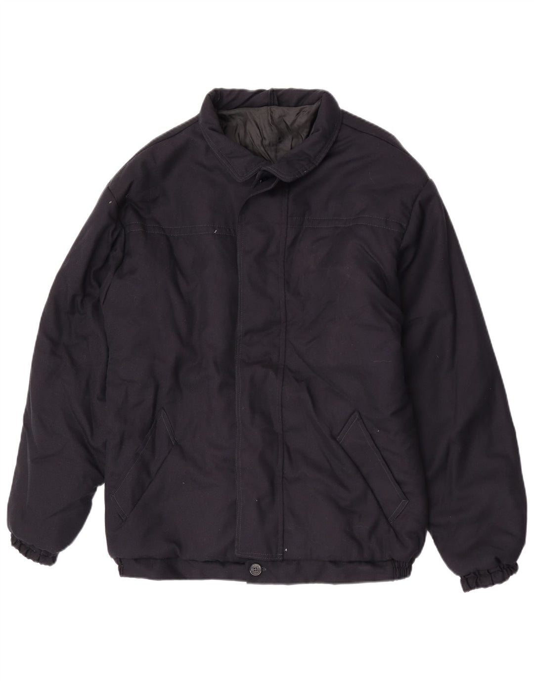 Vintage męska kurtka bomber UK 42 XL granatowa