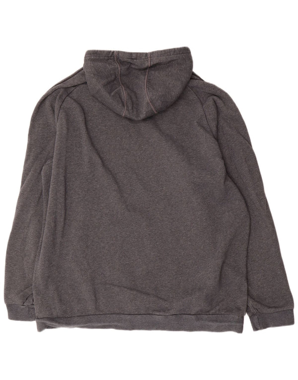Adidas Męska bluza z kapturem 2XL Szara bawełna