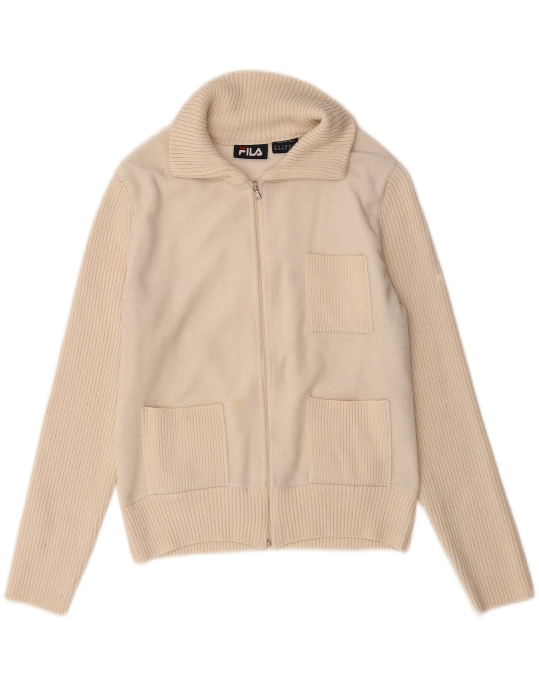 Sweter damski Fila Cardigan UK 12 Średni beż poliakrylowy