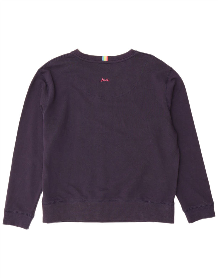 Damski sweter oversize JOULES UK 12, średni granatowy, bawełniany
