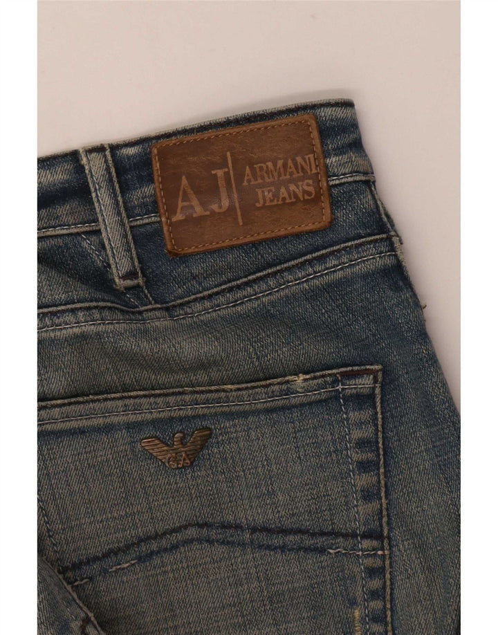 Męskie jeansy Armani Slim W30 L32 Niebieskie bawełniane